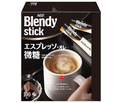 AGF ブレンディ スティック エスプレッソ オレ 微糖 (6.2g×100本)×4箱入