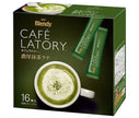 AGF Blendy Cafe Latory Stick Rich Matcha Latte (11.5g x 16 sticks) x 12 boxes 