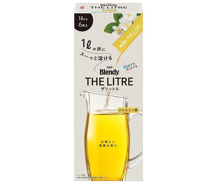 AGF Blendy The Liter Thé au Jasmin (4,8 g x 6 bouteilles) x 24 boîtes 