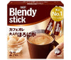 AGF Blendy Stick Café au Lait pour Adultes (8g x 27 sticks) x 6 boîtes 