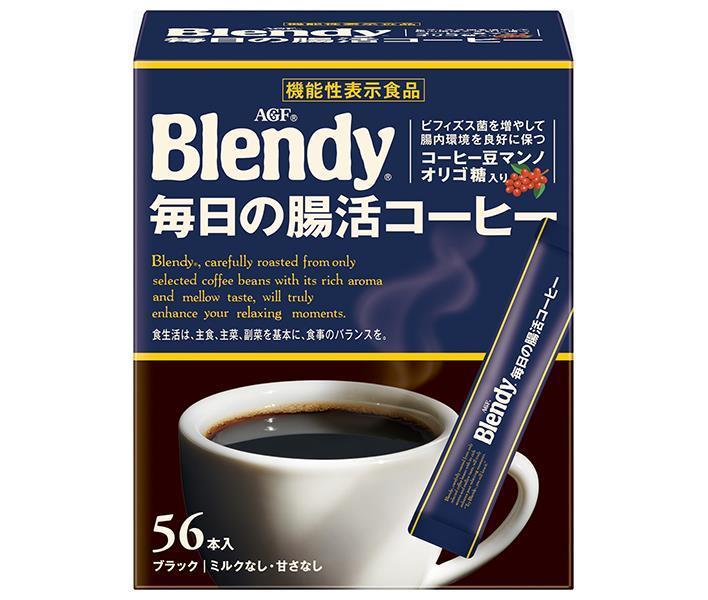 Café Intestin Quotidien Noir AGF Blendy Stick (2,7 g x 56 bouteilles) x 12 boîtes 