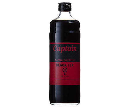 Thé noir Nakamura Shoten Captain, bouteille de 600 ml x 12 bouteilles 
