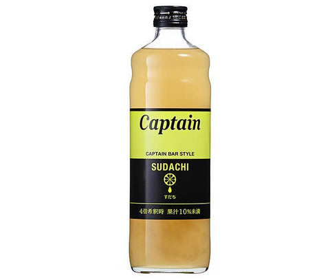 Nakamura Shoten Captain Sudachi 600ml bottle x 12 bottles 