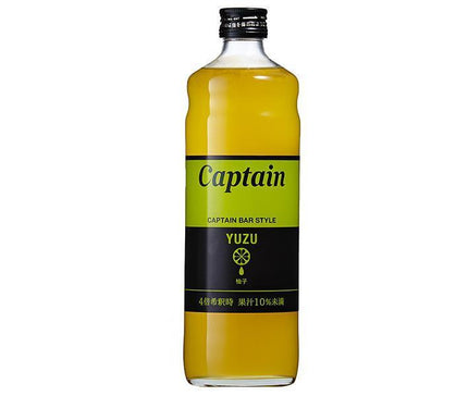 Bouteille Nakamura Shoten Captain Yuzu 600 ml x 12 bouteilles 