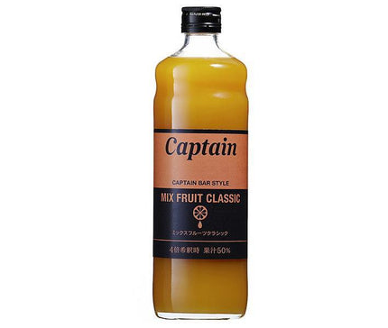 Nakamura Shoten Captain Mixed Fruit Classic bouteille de 600 ml x 12 bouteilles 