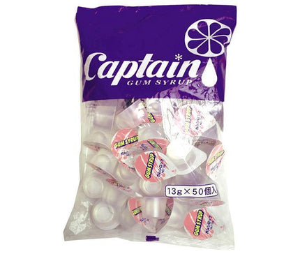 Nakamura Shoten Captain Gum Syrup Potion 13g x 50 pièces x 8 sachets 