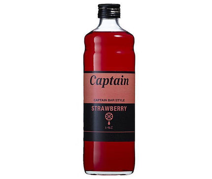 [11/25~ 10% off all products!!] Nakamura Shoten Captain Strawberry 600ml bottle x 12 bottles