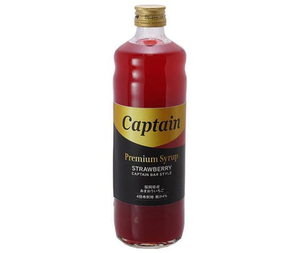 [11/25~ 10% off all products!!] Nakamura Shoten Captain Premium Amaou Strawberry 600ml bottle x 12 bottles