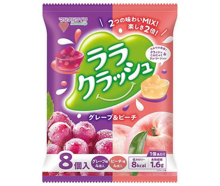 Mannan Life Lala Crush Assortment Grape & Peach 24g x 8 pieces x 12 bags 