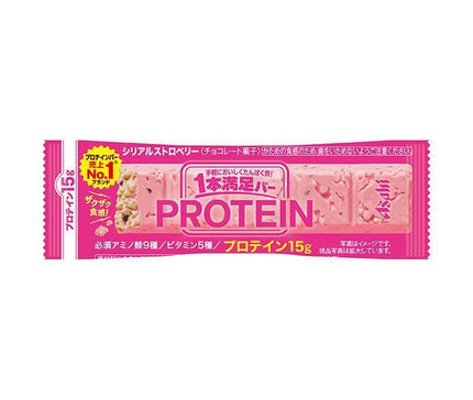 Asahi Group Foods One Satisfaction Bar Protéiné Fraise 1 x 9 bouteilles 