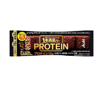 アサヒグループ食品 1本満足バー プロテインブラック 1本×9本入