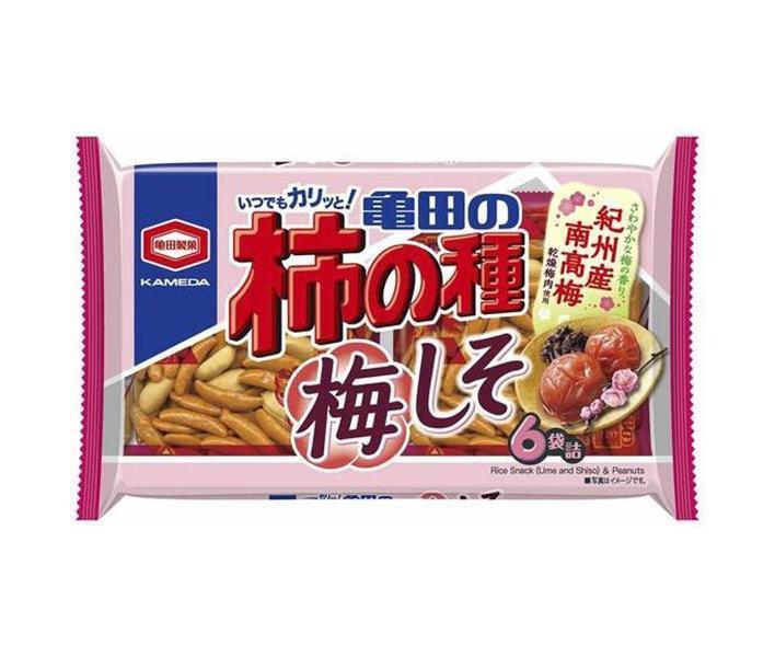 Kameda Seika Kameda Kakinotane Ume Shiso 6-pack 164g bag x 12 bags 