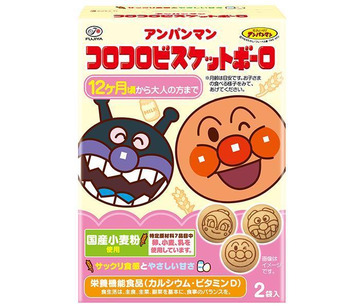 不二家 アンパンマン コロコロビスケットボーロ 50g(25g×2袋)×5箱入