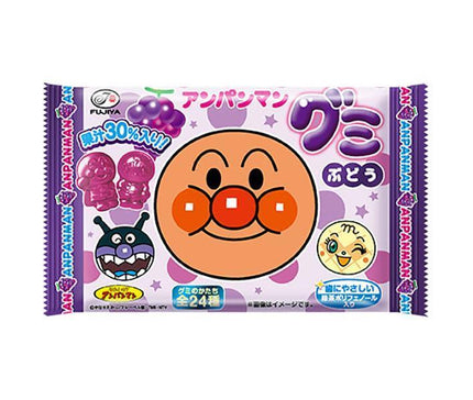 Fujiya Anpanman Gummy Grape 6 pieces x 20 bags 