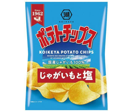 コイケヤ ポテトチップス じゃがいもと塩 60g×12袋入