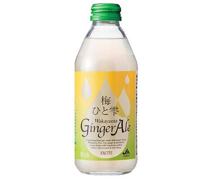 JA Wakayama Ume Hitoshizuku Ginger Ale bouteille de 250 ml x 24 bouteilles 