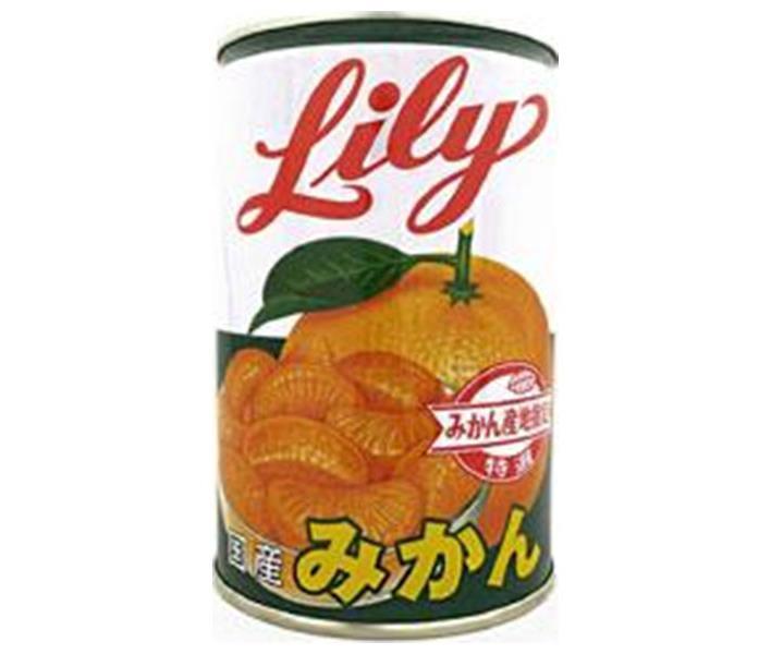 リリーコーポレーション Lily リリーのみかん4号缶 425g×12個入