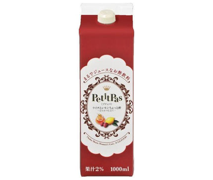 GS Food GS Petipa Boisson au vinaigre de jus de fruits 1000 ml paquet papier x 12 pièces 