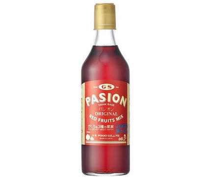 GS Food GS Pasion Grenade & 3 sortes de fruits Bouteille 500 ml x 12 bouteilles 