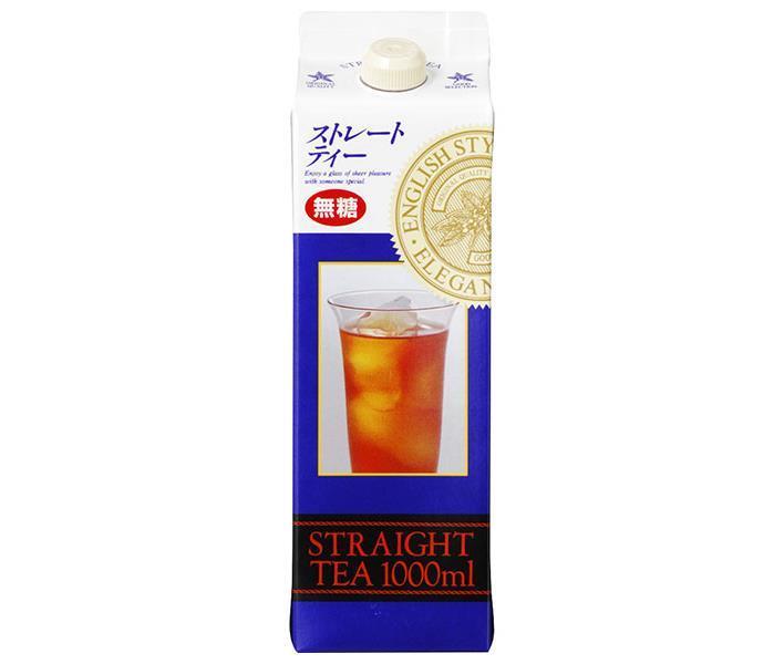 GS Food GS Straight Tea Sans Sucre 1000ml paquet de papier x 12 (6 x 2) pièces 