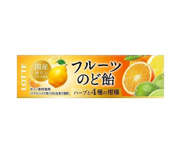 Lotte Fruit Throat Lozenges 11 tablets x 10 pieces 