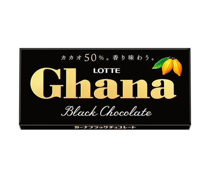 Lotte Ghana Black 50g x 10 pieces 