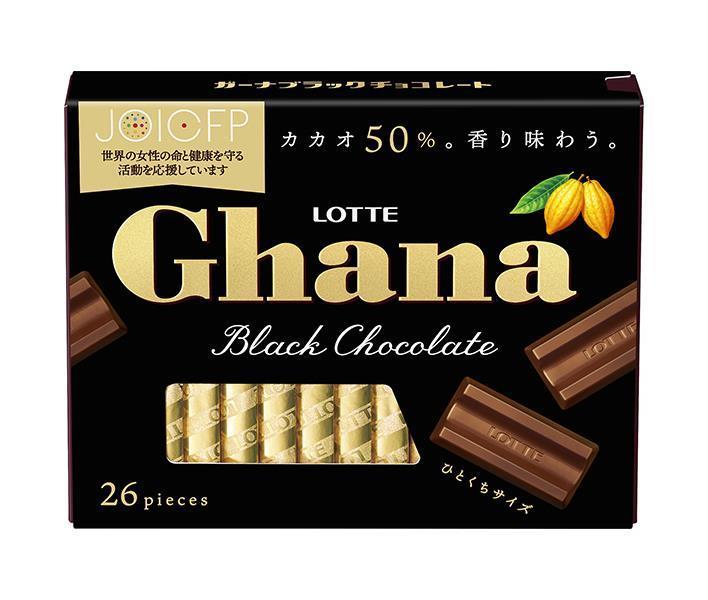 [11/25~ 10% off all products!!] Lotte Ghana Black Excellent 119g x 6 boxes