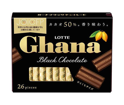 [11/25~ 10% off all products!!] Lotte Ghana Black Excellent 119g x 6 boxes