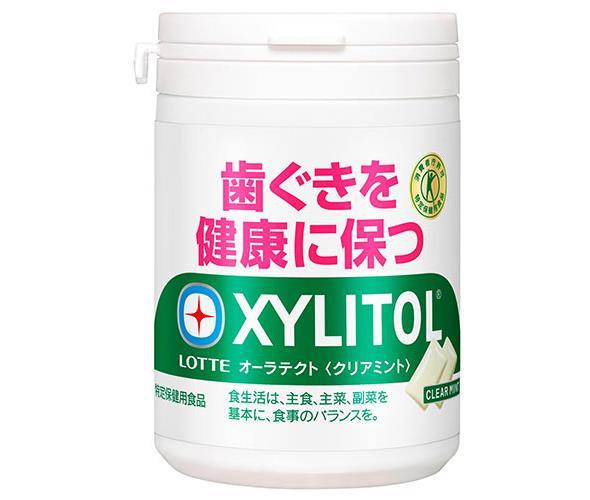 Lotte Xylitol Auratect Gum Menthe Claire Slim Bouteille 125g x 6 pièces 