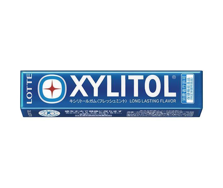 Lotte Xylitol Gum Menthe Fraîche [Aliments à Usage Sanitaire Spécifié Assurance Spéciale] 21g (14 comprimés) x 20 pièces 