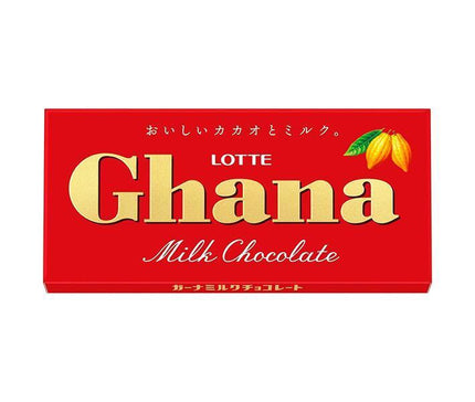 Lotte Ghana Milk 50g x 10 pieces 