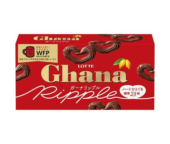 [11/25~ 10% off all products!!] Lotte Ghana Ripple 58g x 10 pieces