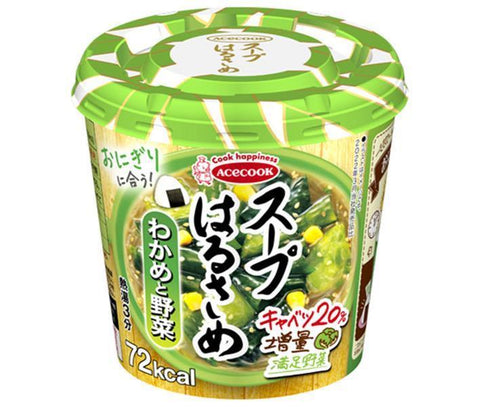 Acecook Soup Harusame Seaweed and Vegetables 21g x 12 (6 x 2) pieces 