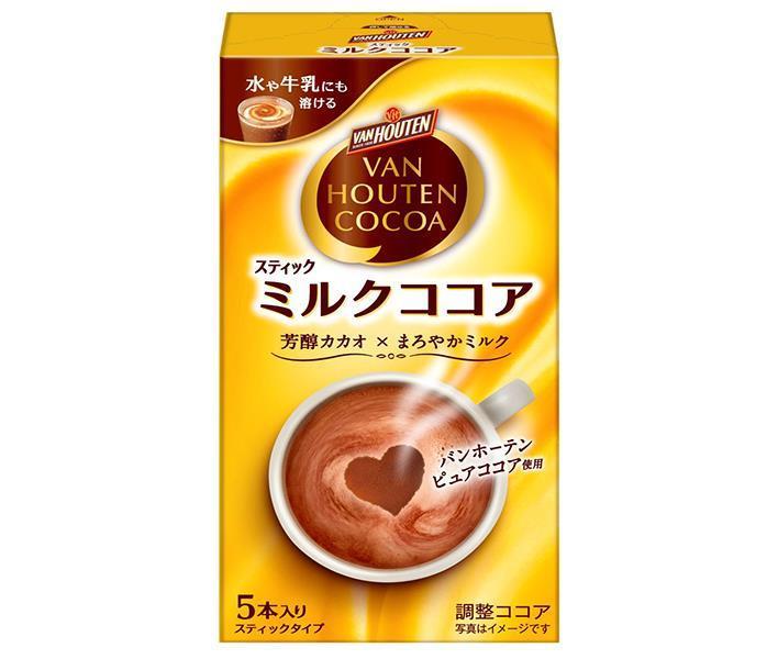 Kataoka Bussan Van Houten Milk Cocoa (18g x 5 bottles) x 30 pieces 