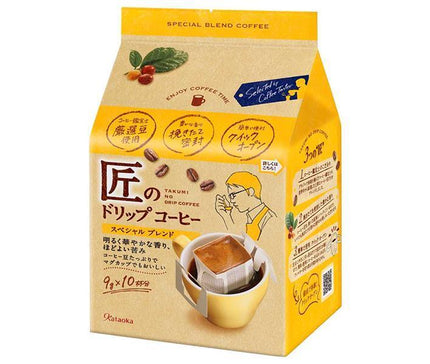 Mélange spécial de café goutte à goutte Kataoka Bussan Takumi (9 g x 10 sachets) x 36 (6 x 6) pièces 