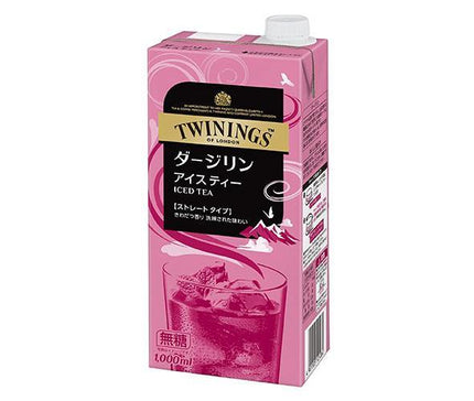 Kataoka Bussan Twinings Thé glacé Darjeeling (sans sucre) paquet papier 1000 ml x 6 pièces 