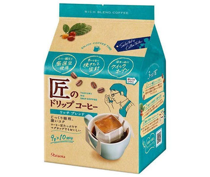 Mélange riche en café goutte à goutte Kataoka Bussan Takumi (9 g x 10 sachets) x 36 (6 x 6) pièces 