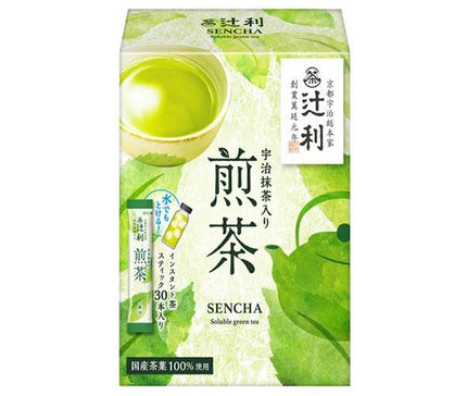 片岡物産 辻利 宇治抹茶入り煎茶 (1.0g×30本)×24(6×4)箱入