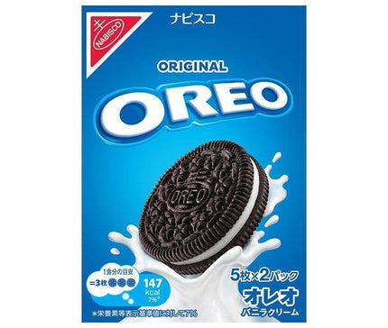 Mondelez Japan Oreo Vanilla Cream 97g (5 pieces x 2 packs) x 12 boxes 