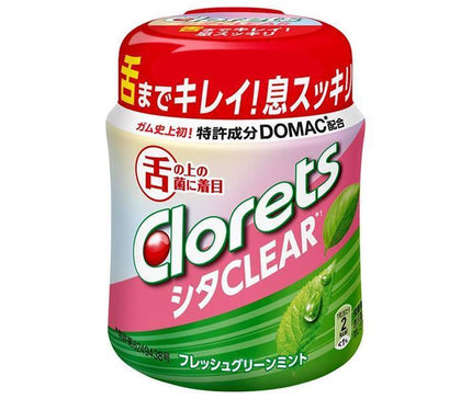 Mondelez Japan Clorets Sitaclear Menthe Verte Fraîche Bouteille R (gomme de grain) 121g x 6 pièces 