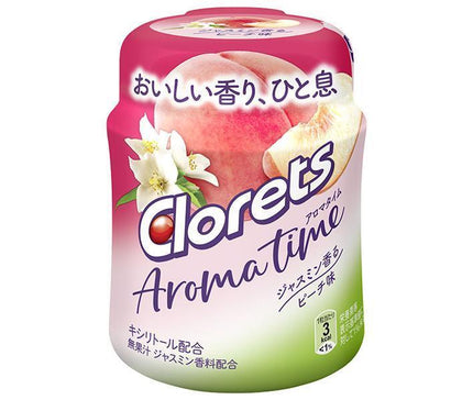 Mondelez Japon Cloretz Aroma Thym Jasmin Parfumé Saveur Pêche Bouteille 121g x 6 pièces 