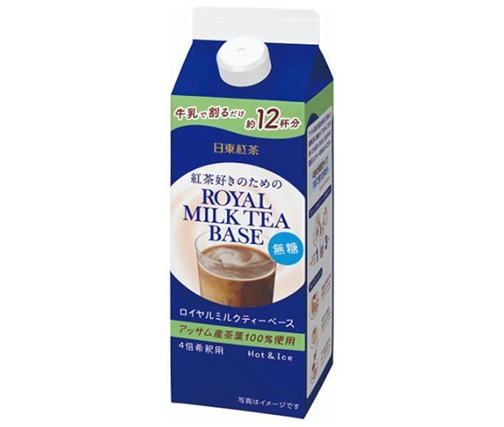 Mitsui Norin Nitto Thé noir Base de thé au lait royal sans sucre 480 ml paquet de papier x 12 pièces 