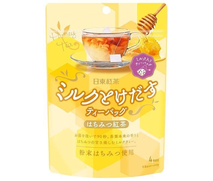 三井農林 日東紅茶 ミルクとけだすティーバッグはちみつ紅茶 7.2g×4袋×24袋入【日本出荷】