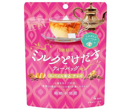 Mitsui Norin Milk Melting Tea Bags, Spice-Fragrant Chai (7.8g x 4 bags) x 24 bags 