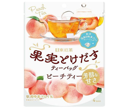 Sachet de thé aux fruits Mitsui Norin Thé à la pêche (7,5 g x 4 sachets) x 24 sachets 