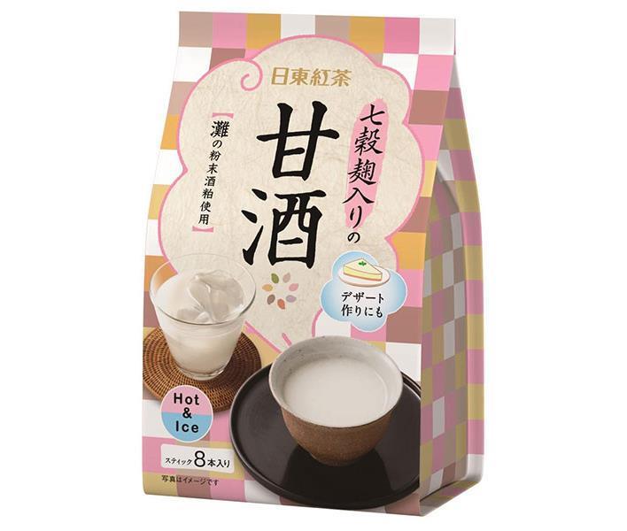 Thé noir Mitsui Norin Nitto Amazake avec Koji à sept grains 12,5 g x 8 bouteilles x 24 (6 x 4) sachets 