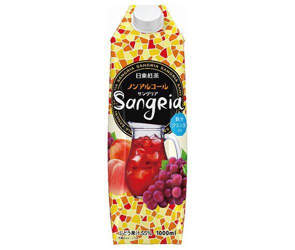 三井農林 日東紅茶 ノンアルコールサングリア 1L紙パック×6本入【日本出荷】