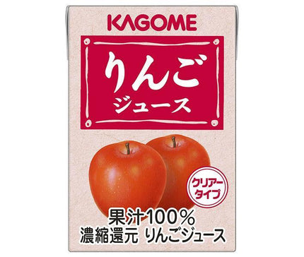 [11/25~ 10% off all products!!] Kagome Apple Juice 100ml paper carton x 36 bottles