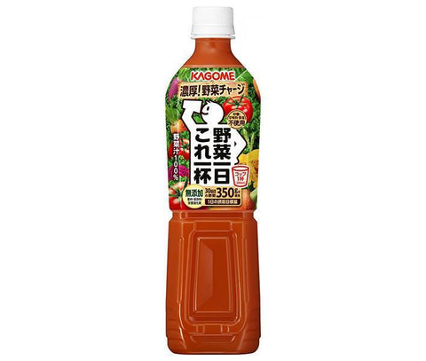 Kagome Vegetables One Cup a Day 720ml Plastic Bottle x 15 Bottles 