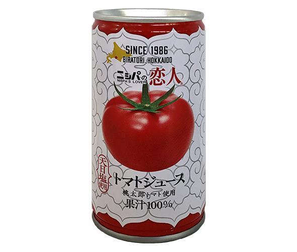 [11/25~ 10% off all products!!] JA Biratori Nishipa no Koibito Tomato Juice (Salted) 190g can x 30 cans